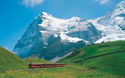 Trein naar Zwitserland